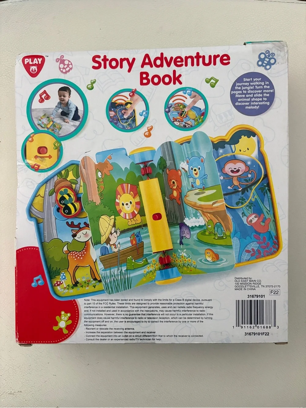 Playful Story Adventure Book for Kids - Blue & Yellow